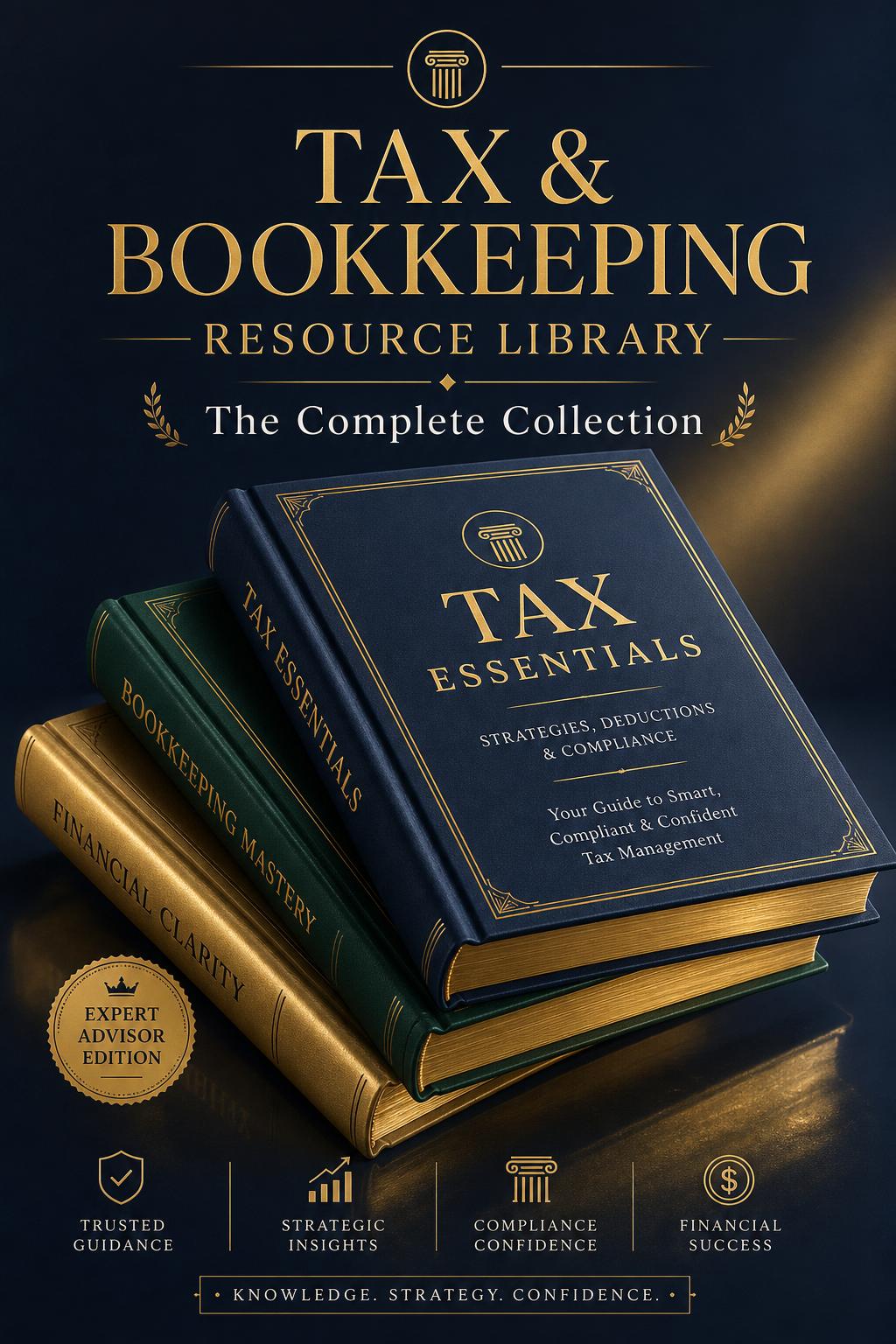 Tax & Bookkeeping Resource Library bundle cover